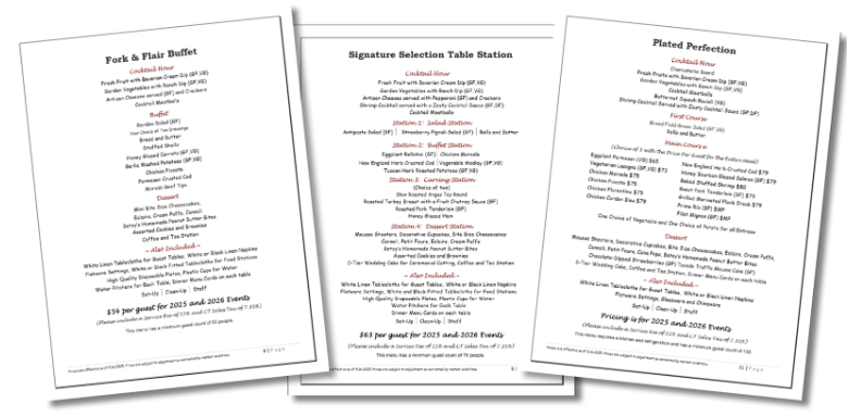 Img of Carmela Marie's menu
