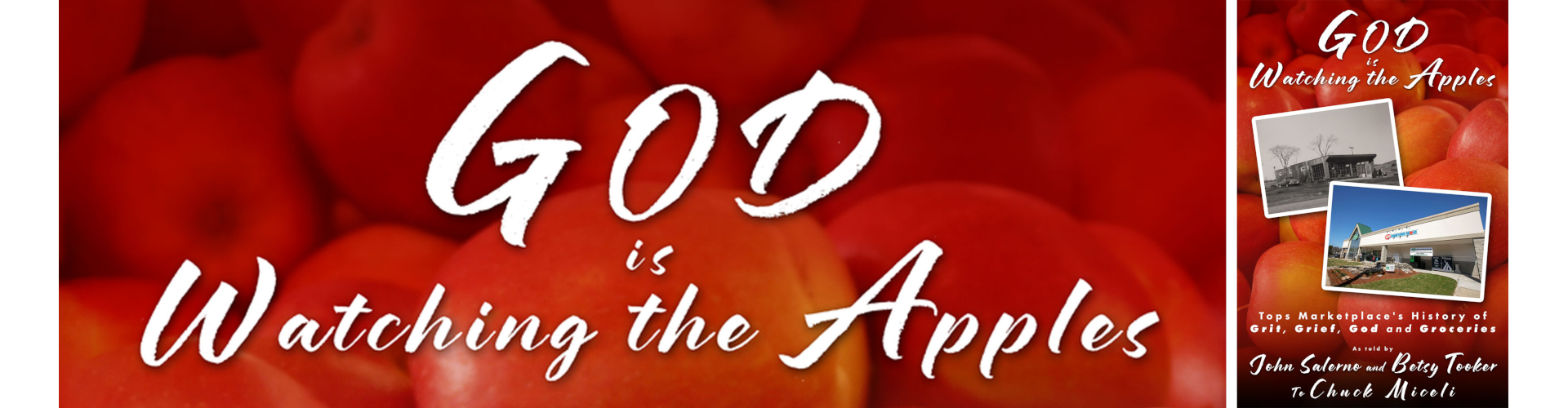 God is watching the apples This inspiring story, as told through first-person accounts shared with author Chuck Miceli, offers an intimate look at the experiences behind the business.