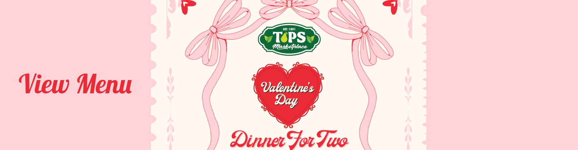 Valentine's Day Menu