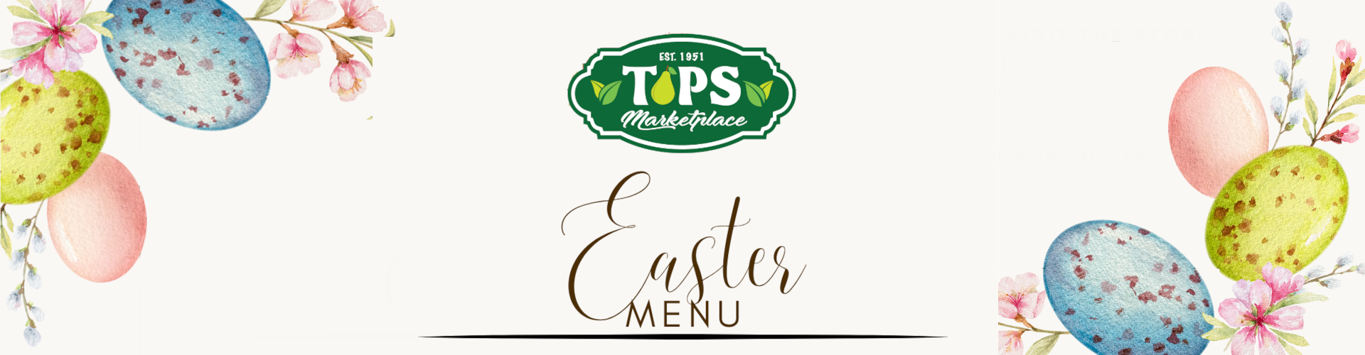 Easter Menu